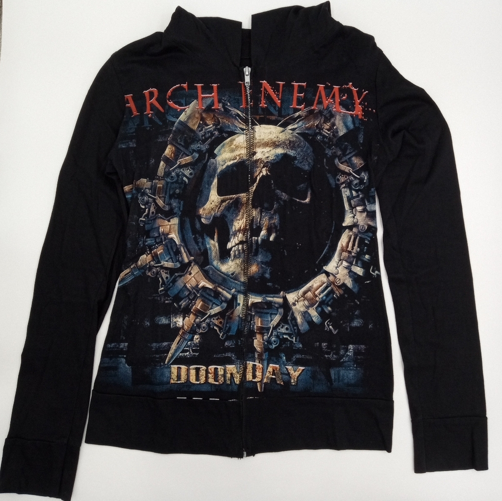 Arch Enemy DIY Custom Lightweight Hoodie Size S